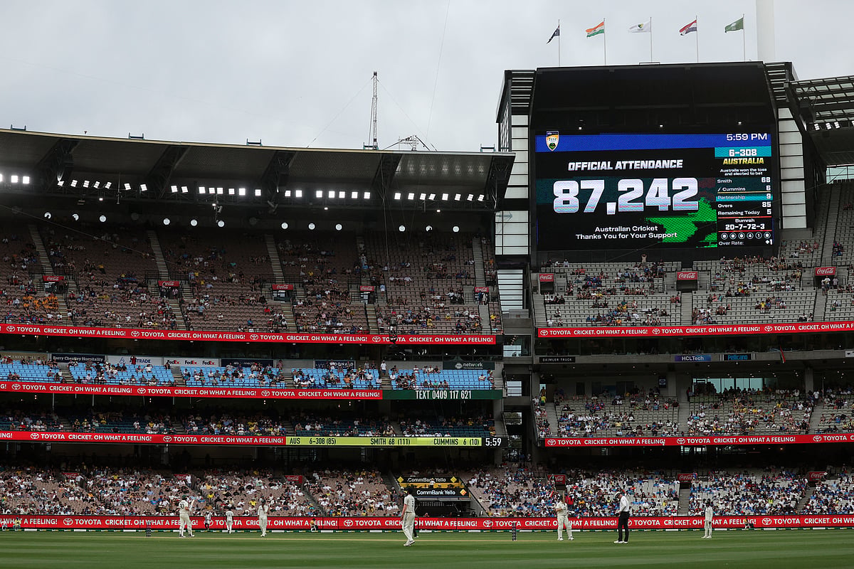 Record-setting 87,242 fans flock MCG on opening day of Boxing Day Test