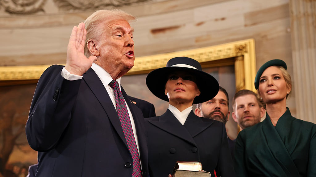 Donald Trump sworn in for second term vowing sweeping change
