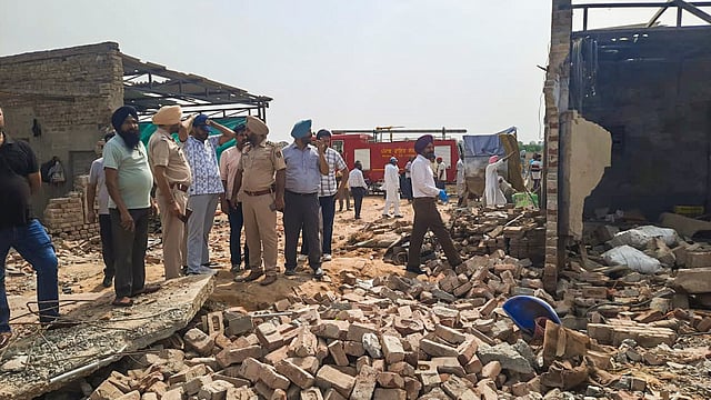 Five workers killed, 34 injured in blast at firecracker unit in Punjab ...