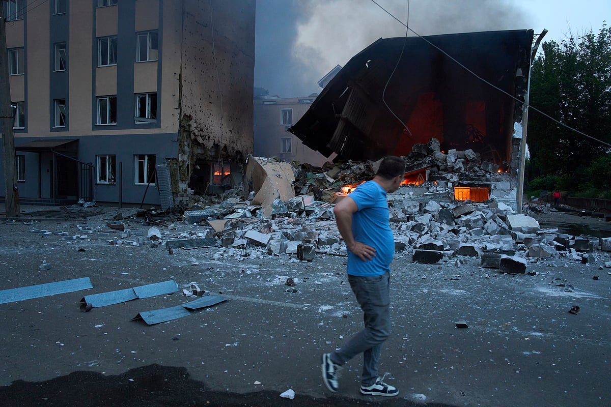 Massive Russian drone, missile assault rocks Ukraine, killing two ...