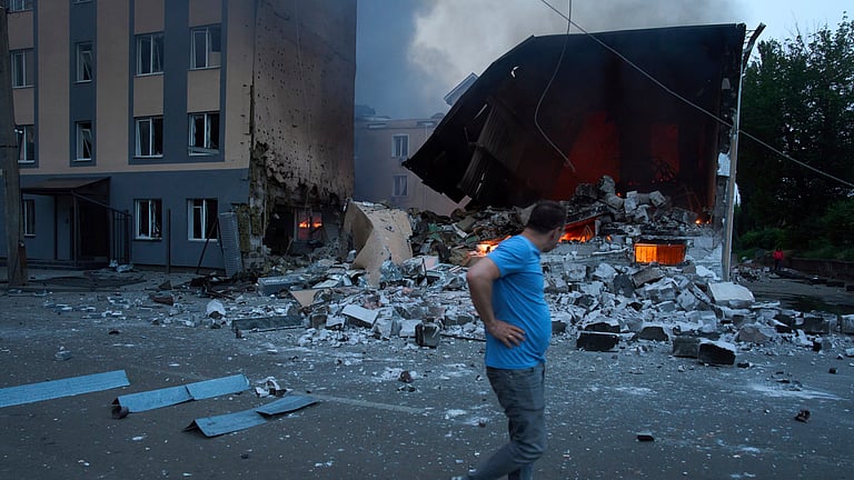 Massive Russian drone, missile assault rocks Ukraine, killing two ...