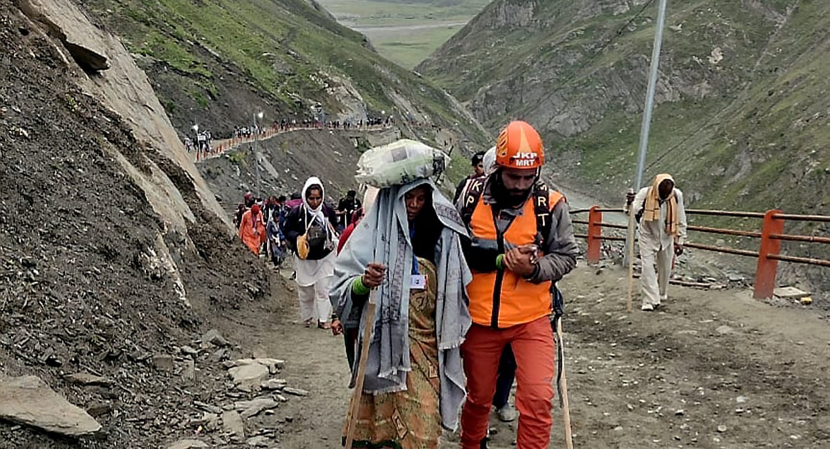 Amarnath Yatra suspended till August 3 due to 'urgent repair works'