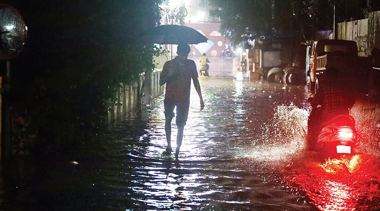 Three persons feared washed away in Hyderabad rains