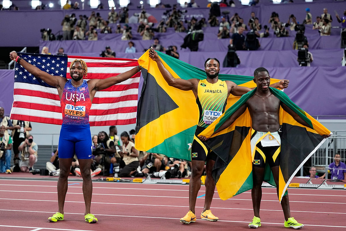 Oblique Seville joins Bolt as a Jamaican sprint champ; Jefferson