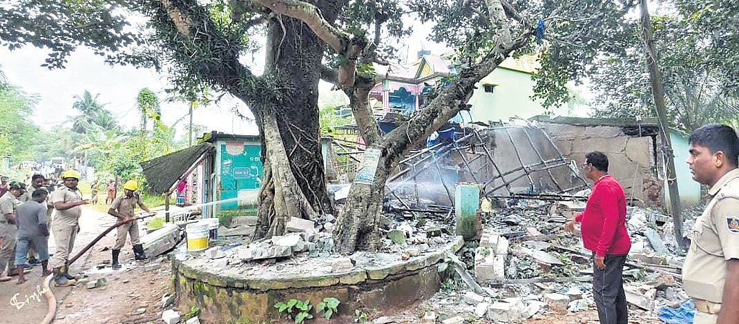 Three members of a family injured in explosion at illegal firecracker ...