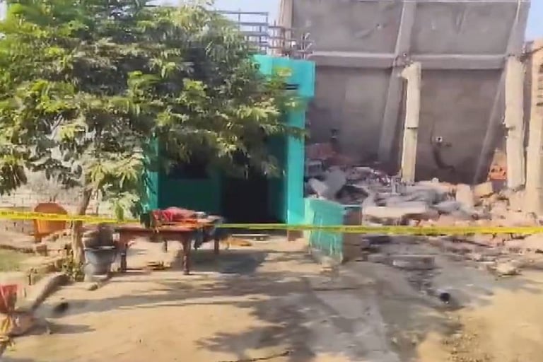 Nine injured as explosion rips through firecracker trader’s house in UP ...