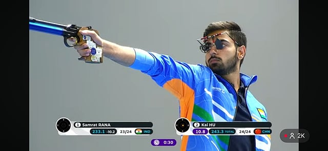 Pistol shooter Samrat is the new world champ