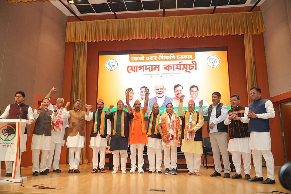 Three Assam Congress MLAs join ruling BJP ahead of assembly polls