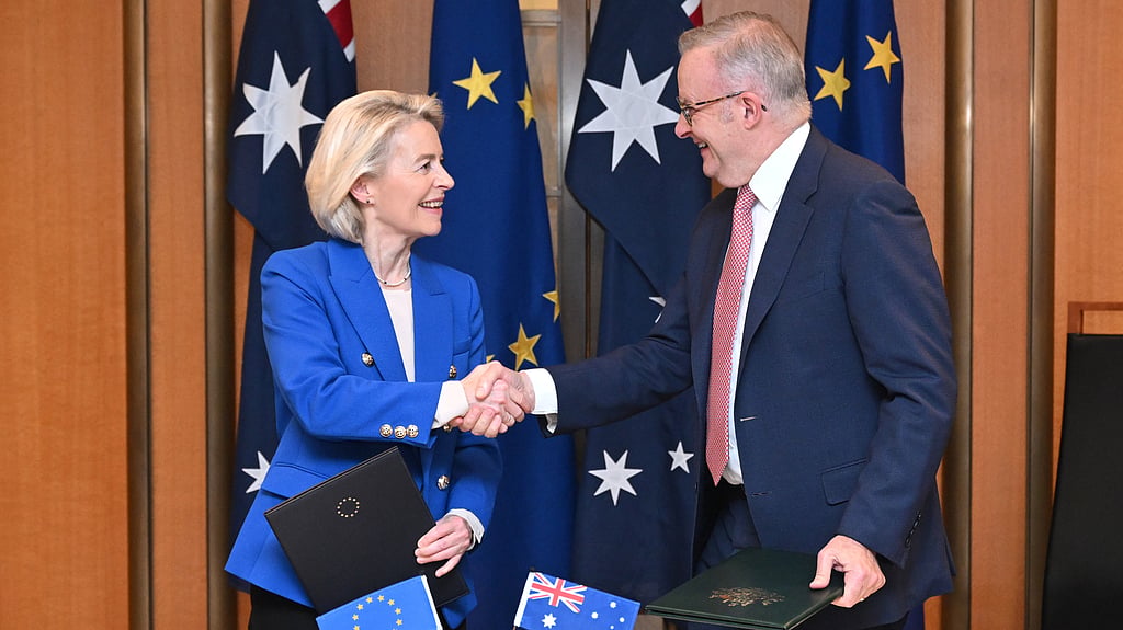 Australia, EU agree sweeping new trade pact eight years in the works
