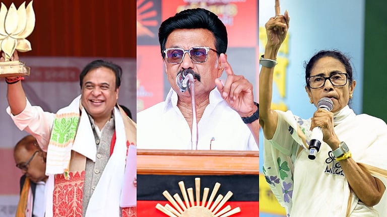 Exit polls signal BJP sweep in Assam, tight race in Bengal; DMK set for ...