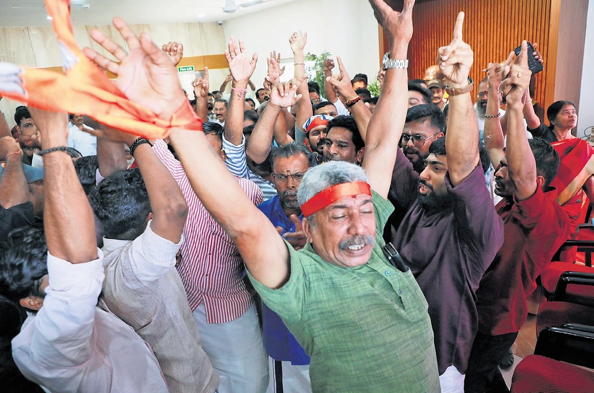 Early cheers fade, late wins revive BJP at Mararji Bhavan in Thiruvananthapuram