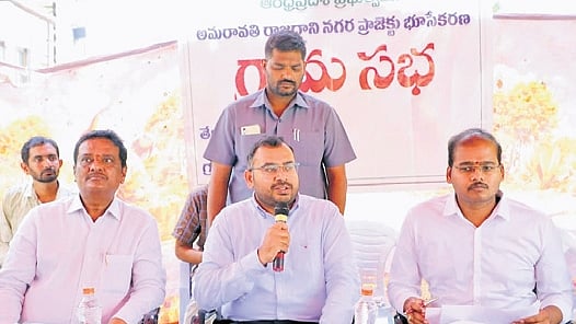APCRDA holds Gram Sabhas in Amaravati villages amid ongoing land ...
