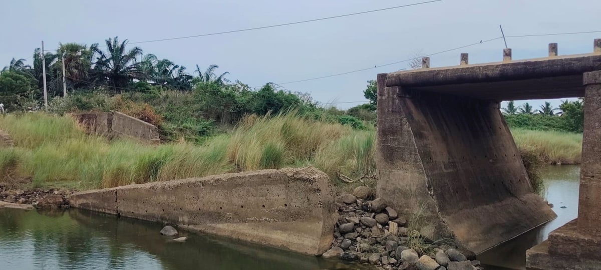 Eight years on, Yerra Kaluva bridge yet be rebuilt