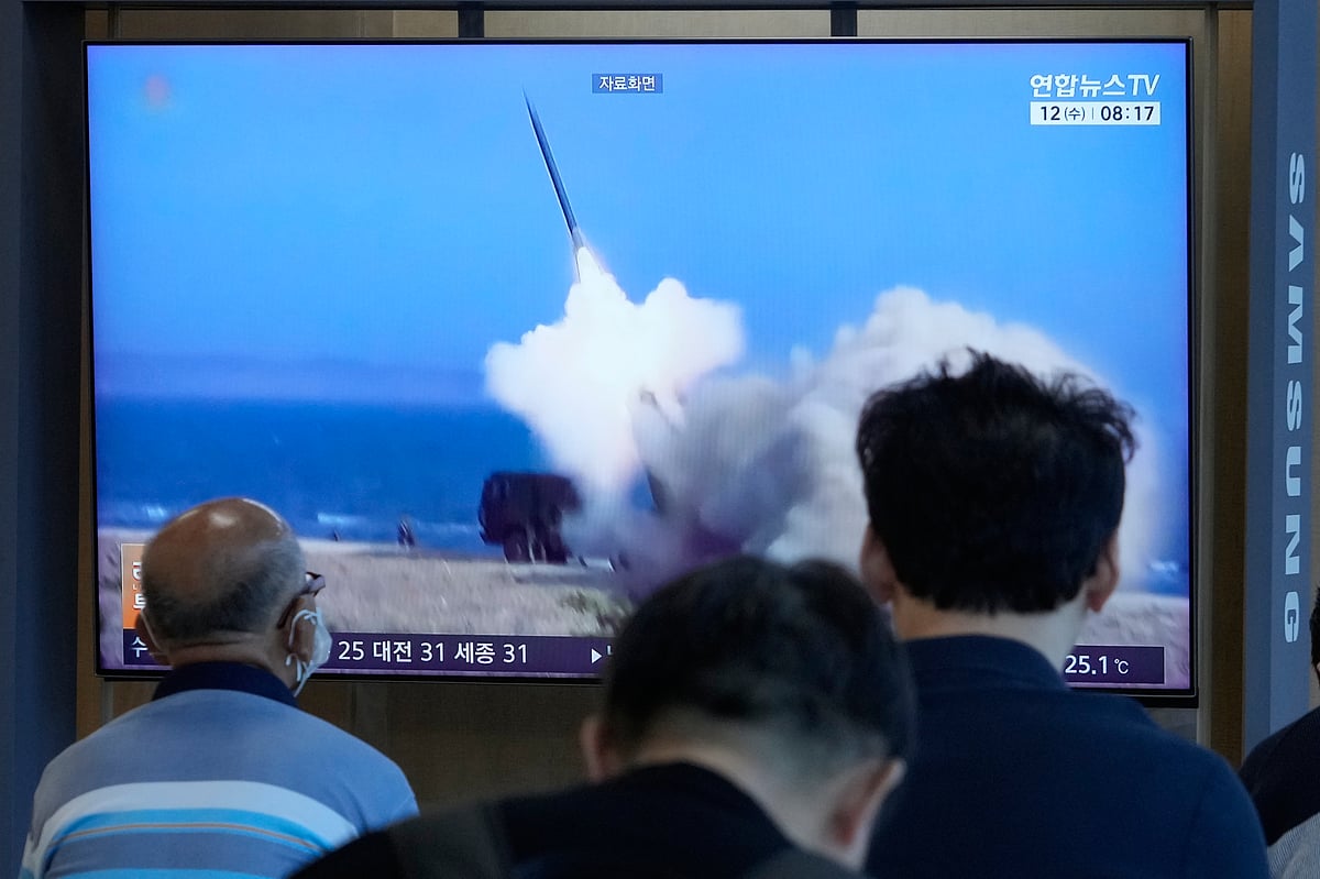 North Korea launches another missile toward sea ahead of US-South ...