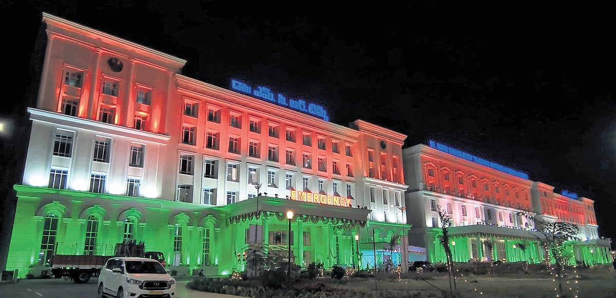 A Revanth Reddy inaugurates TIMS hospital, pledging completion of additional facilities by December 2027; 10,000 beds to support public healthcare.