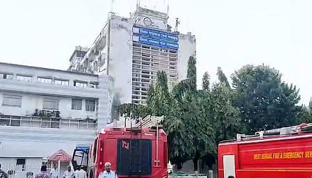 Fire breaks out in old Air Traffic Control building of Kolkata airport; no injuries or flight disruptions reported
