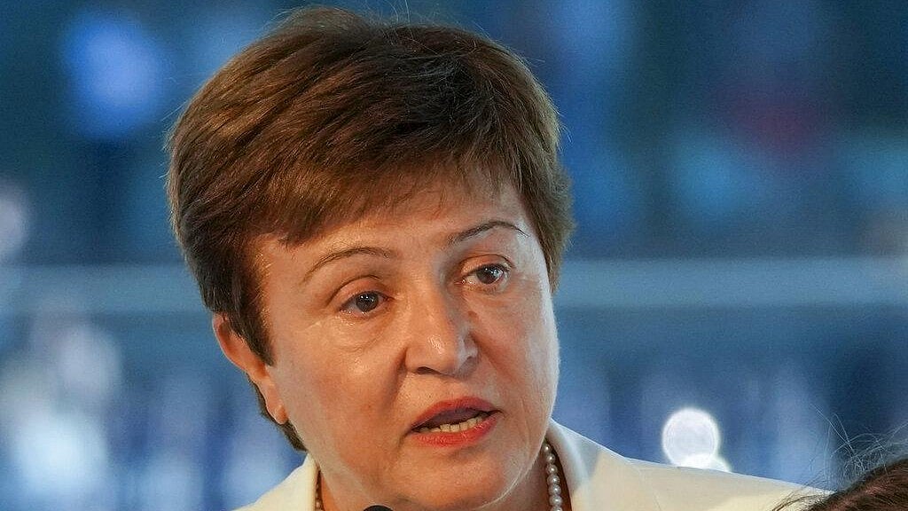 IMF chief says global economy in tug-of-war between oil shock and AI boom; developing countries risk falling behind on AI