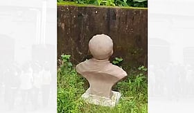 Vidyasagar bust found uprooted in West Bengal days after Nehru statue vandalism