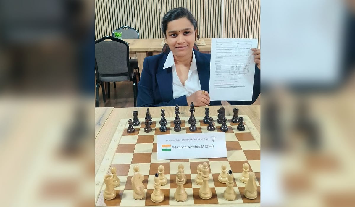 Meet 19-year-old Sahithi, the new Woman Grandmaster from Visakhapatnam