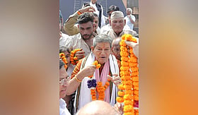 Ex-CM Harish Rawat returns to Uttarakhand; BJP terms roadshow ‘political drama’