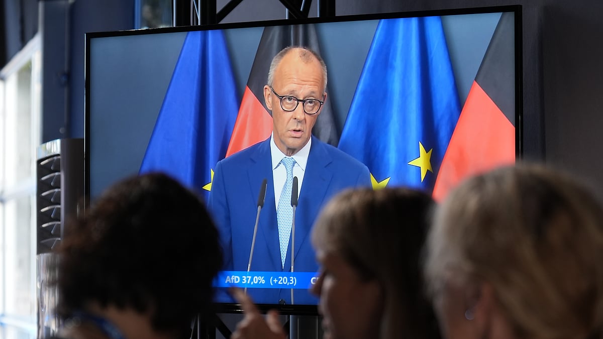 Text Compression Example What's next for Germany's troubled chancellor after a string of state ...
