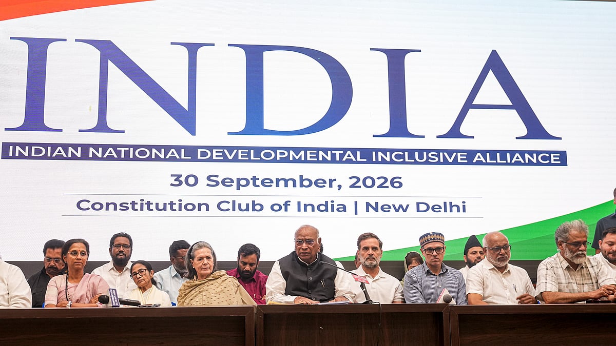 Oppn INDIA bloc to hold 'save democracy' marches; Oppn MPs to march to ...