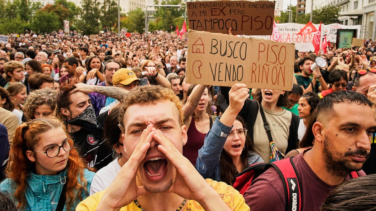 Protests over housing crisis flare in Spain after relief measures rejected
