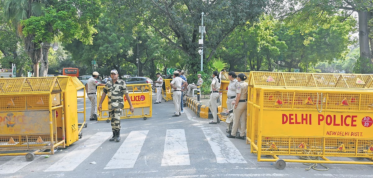 First protest since Jantar Mantar denotification at CBD ground