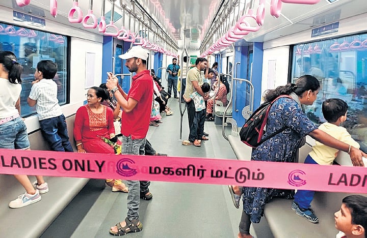 Chennai metro yellow Line instant hit, but just 3 coaches in each train ...