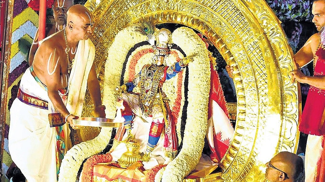 Surya Prabha, Chandra Prabha Vahanams illuminate Tirumala