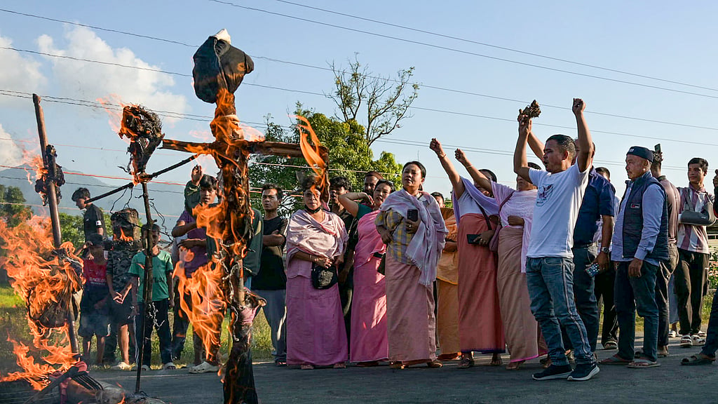 Protests over killing of three Meitei men disrupt normal life in ...