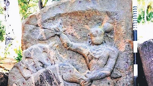 Rare Simhavishnu-era hero stone sheds light on Pallava society, Tamil ...