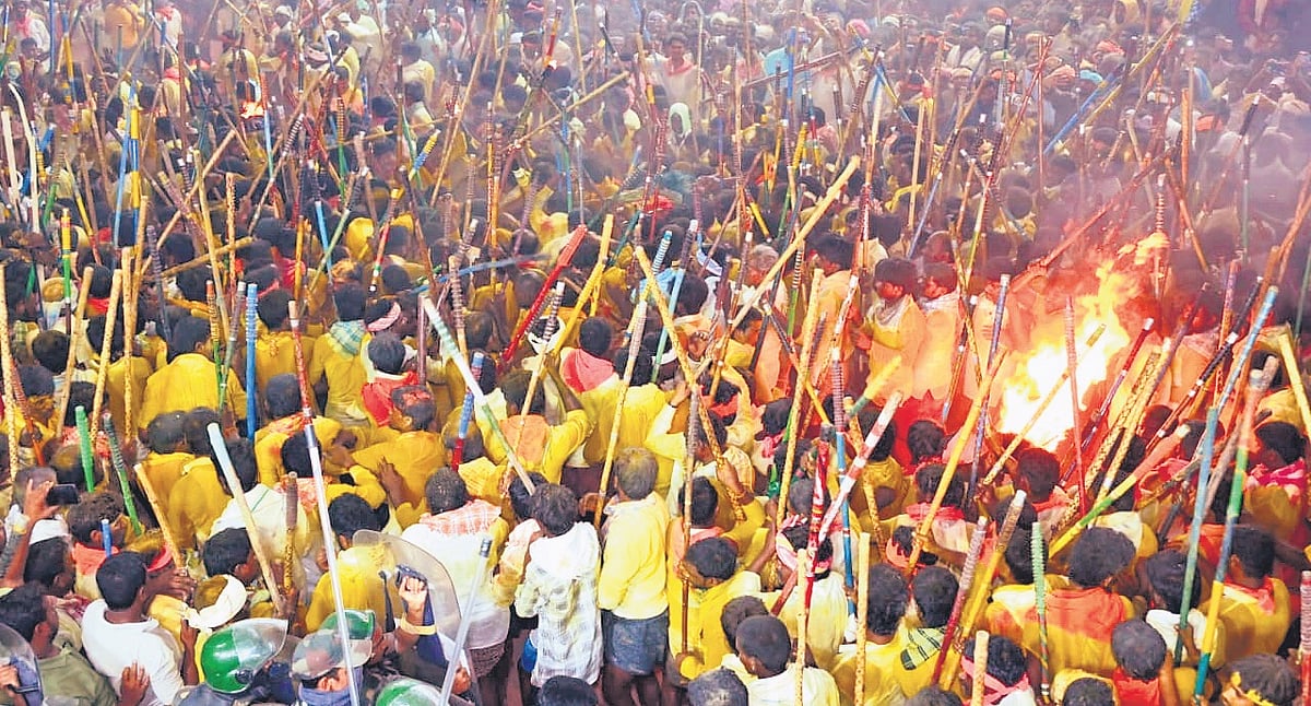 One dies, 70 hurt in traditional stick-fight at Andhra's Devaragattu hills