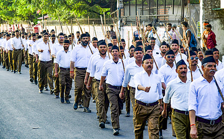 RSS Vijayadashami route march gets conditional police nod across Karnataka