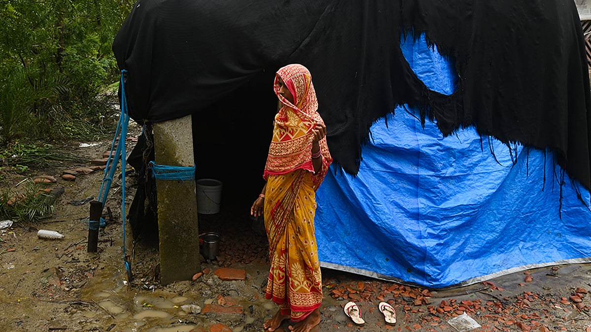 Mamta Bibi, who lost her home during Yaas.