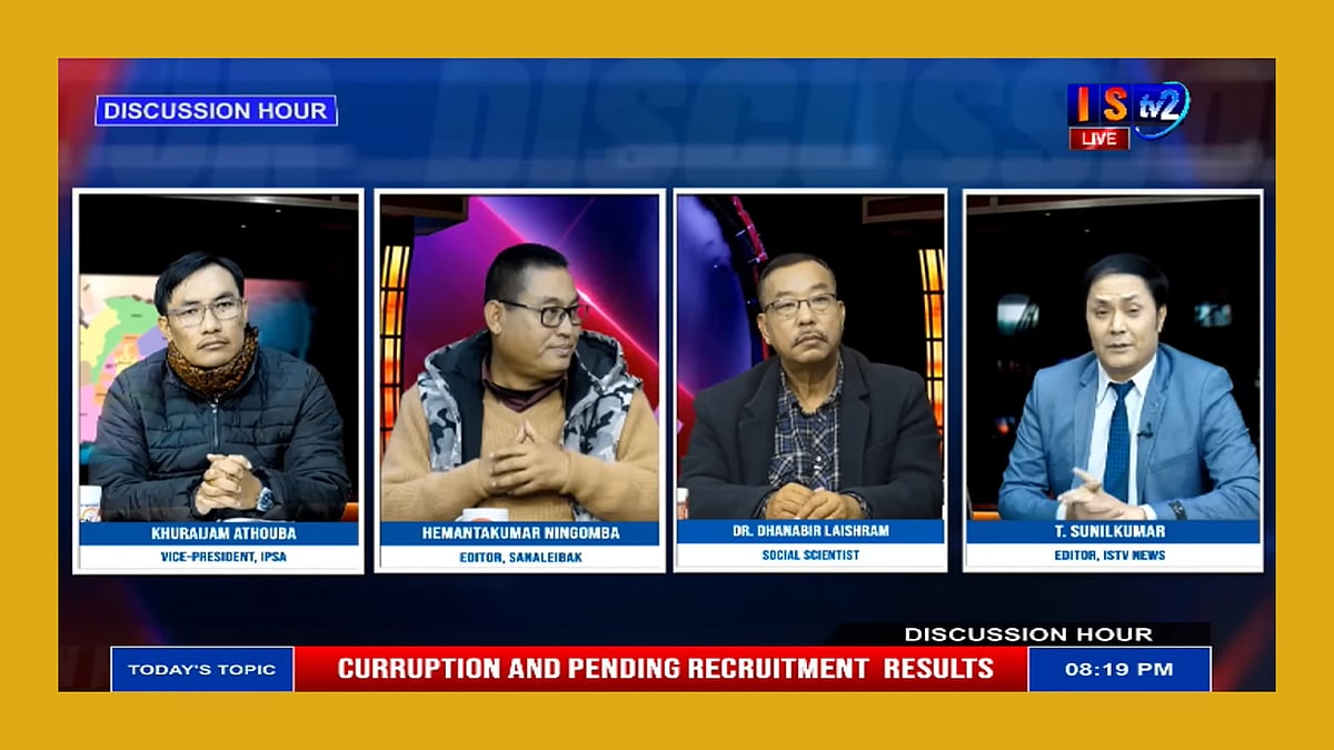 The journalist appeared on a TV debate on Monday.