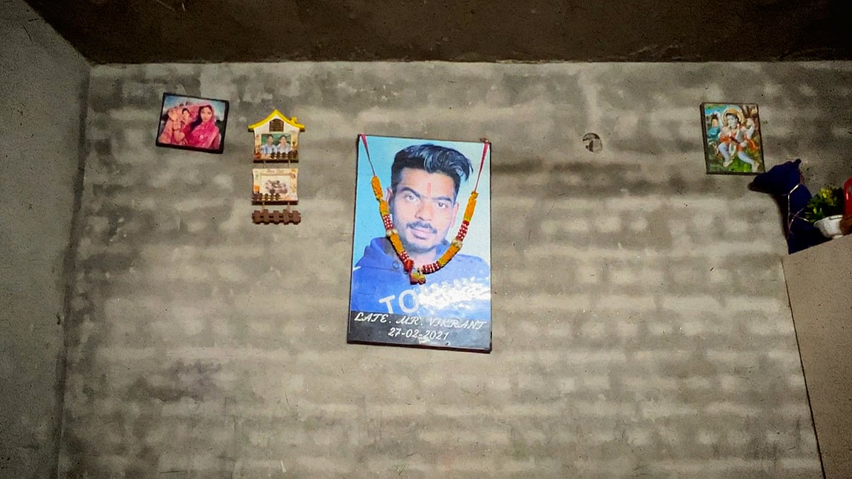 विक्रांत, जिनकी 2021 में हिसार में एक सीवर लाइन खोलने के दौरान मौत हो गई थी.