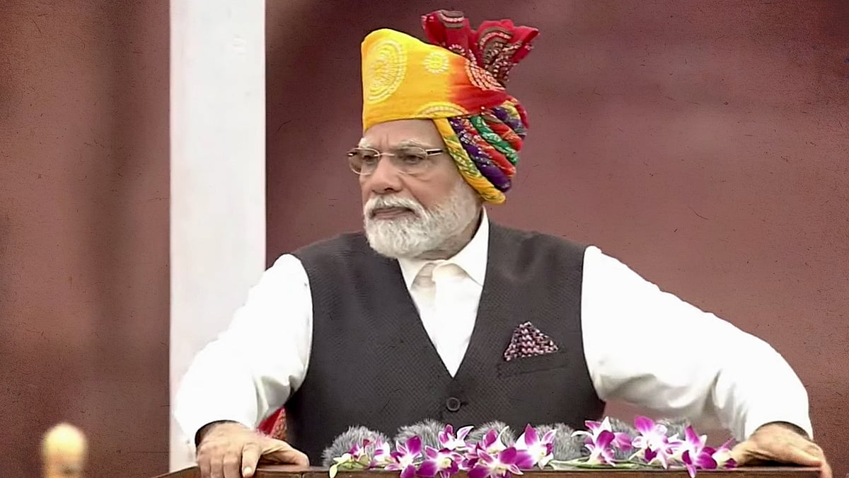 This was PM Modi's tenth Independence Day address.