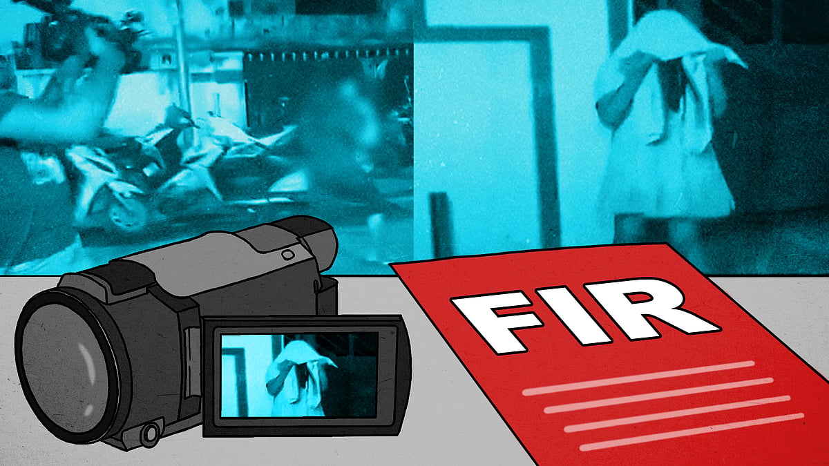 Illustration of a video camera and an FIR document.