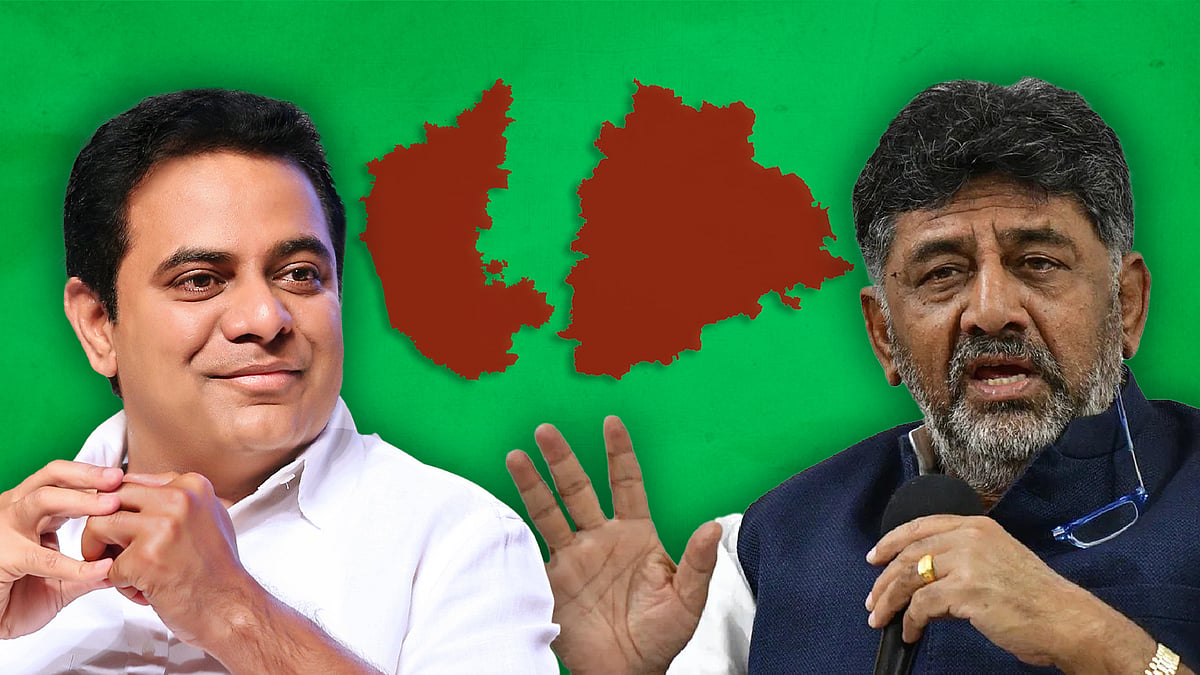 Pictures of KTR and DKS. 