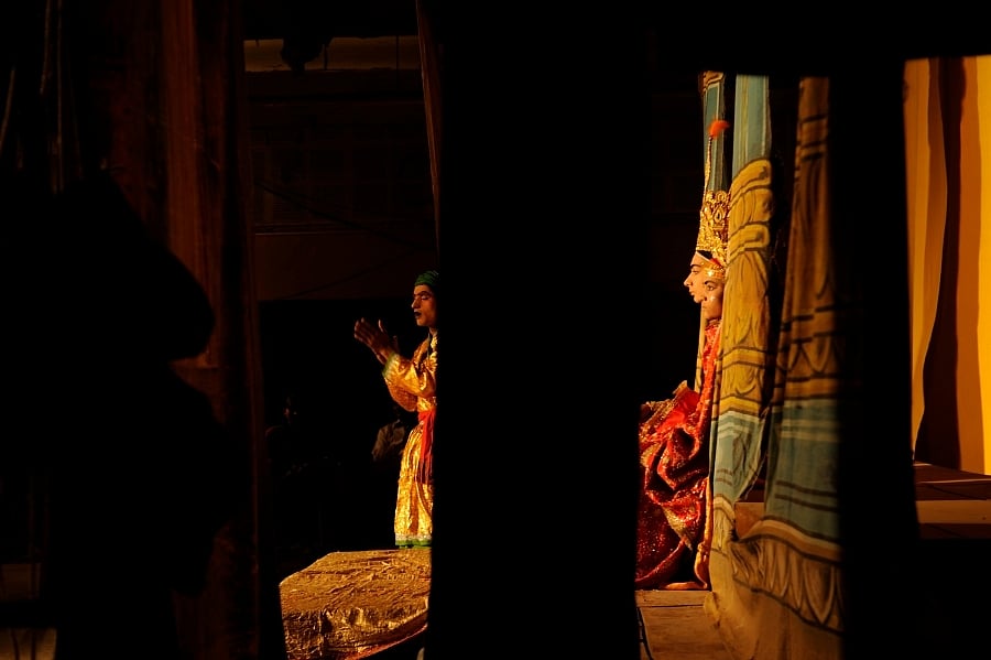 A serious epic is toned down to suit a predominantly rural audience – a form of acculturation. People love the treatment of invoking Ram’s divinity through dancing and excesses.