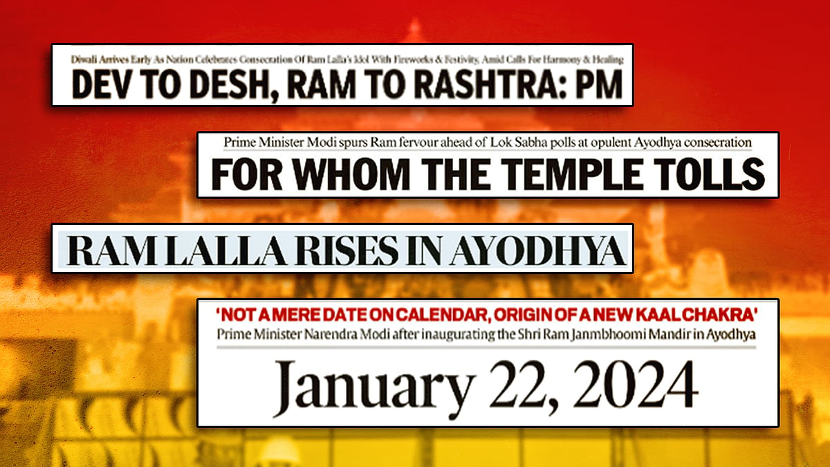 Headlines from the newspapers. 