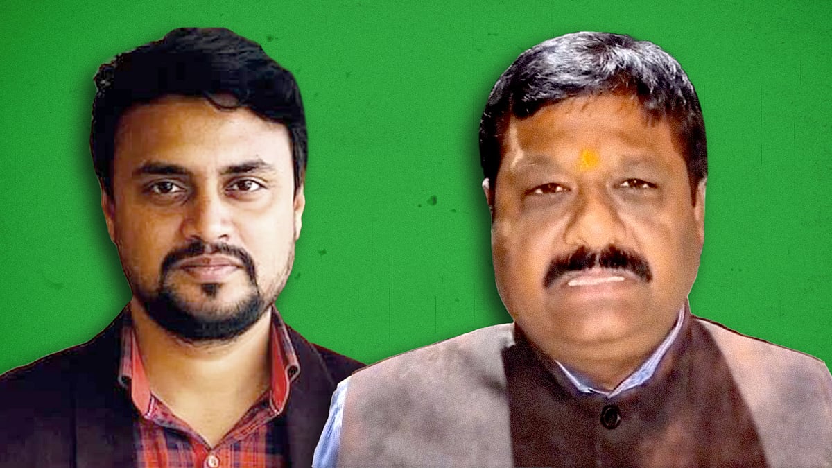 पत्रकार हिमांशु अस्थाना और पंकज चतुर्वेदी 