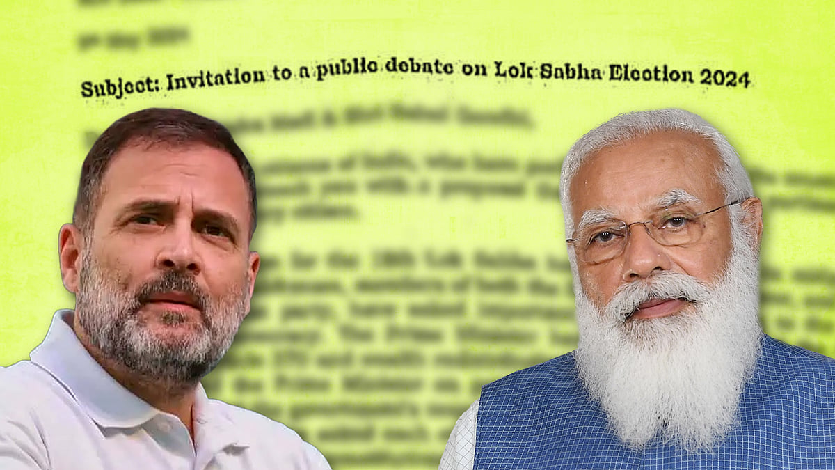 राहुल गांधी और प्रधानमंत्री नरेंद्र मोदी की तस्वीर