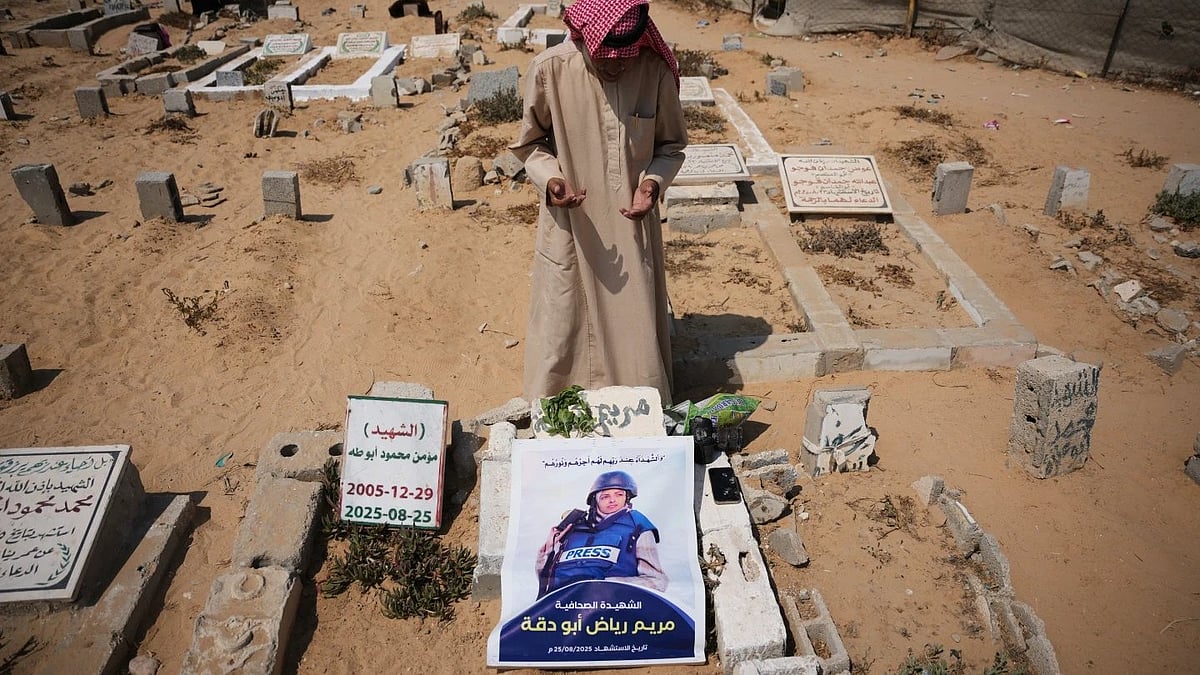A year after Israeli strikes killed journalists at a hospital ...