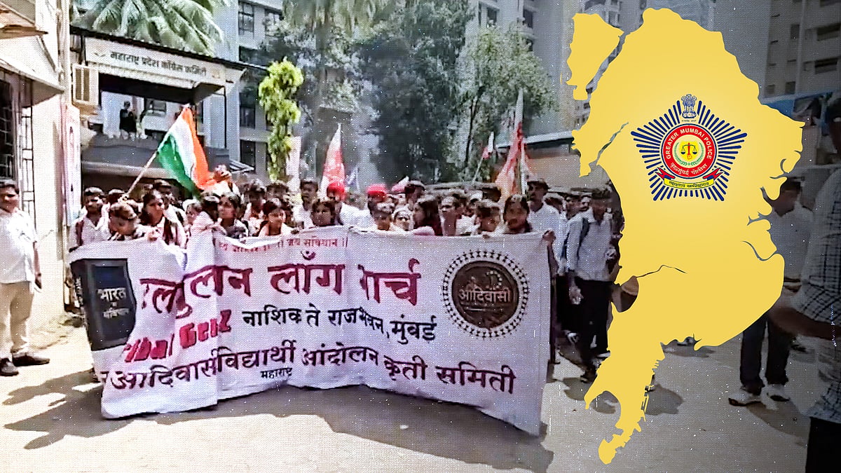 Tribal students marched for better school meals. Mumbai Police detained ...