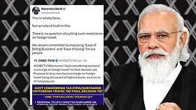 Modi calls out ‘sources’ in CNBC-TV18 report about tax on foreign travel