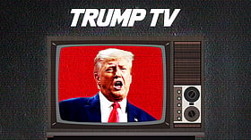 Imagine Trump without the cameras and mics. Now imagine his solution. Enter Trump TV