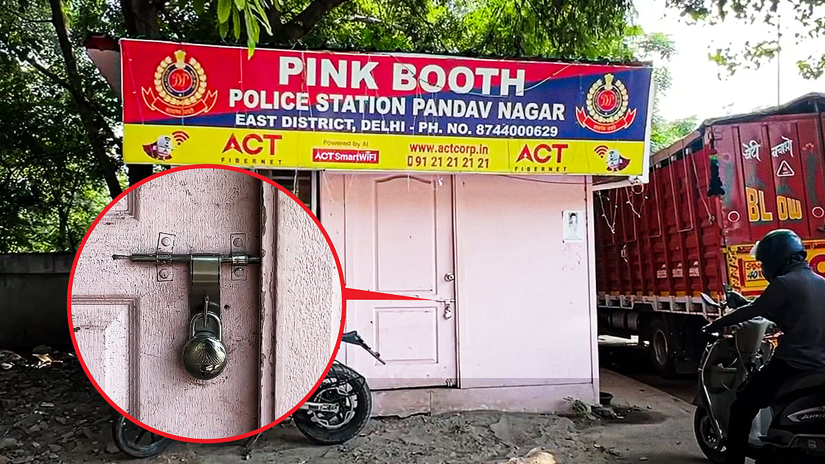 Locked when women need help? Delhi Police’s pink booth reality check