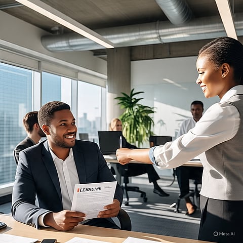 Job recruitment, AI generated image 